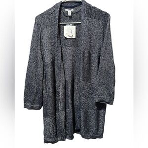 Croft & barrow navy blue cardigan women’s size 2X NWT
